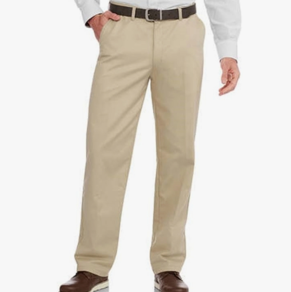 George Classic Fit Flat Front Men's Pants